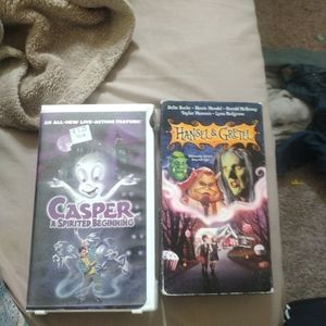 2 pc Halloween VHS Video Lot Kids